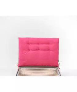 TESTIERA SINGOLA IN TESSUTO TRAPUNTATO "SOFFY" FUCSIA 90 CM